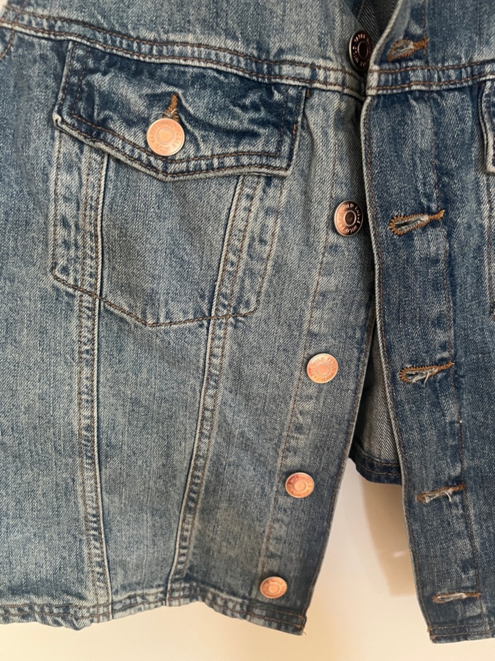 wild fable Light Blue Denim Vest - Picture 3 of 4